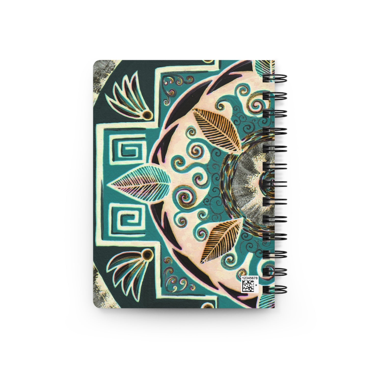 "Hojachakanazura" Spiral Bound Journal - Blue Flame Array Paper products