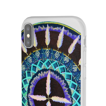 "Cuatro Vientos" Art Phone Armor (slim-fit) - Blue Flame Array Phone Case