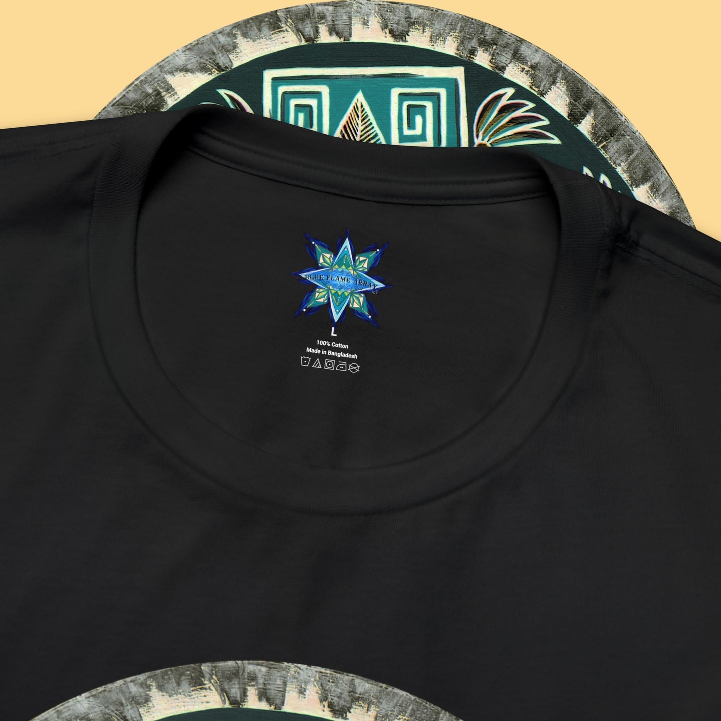 "Hojachakanazura" Lords & Ladies Tee - Blue Flame Array T-Shirt