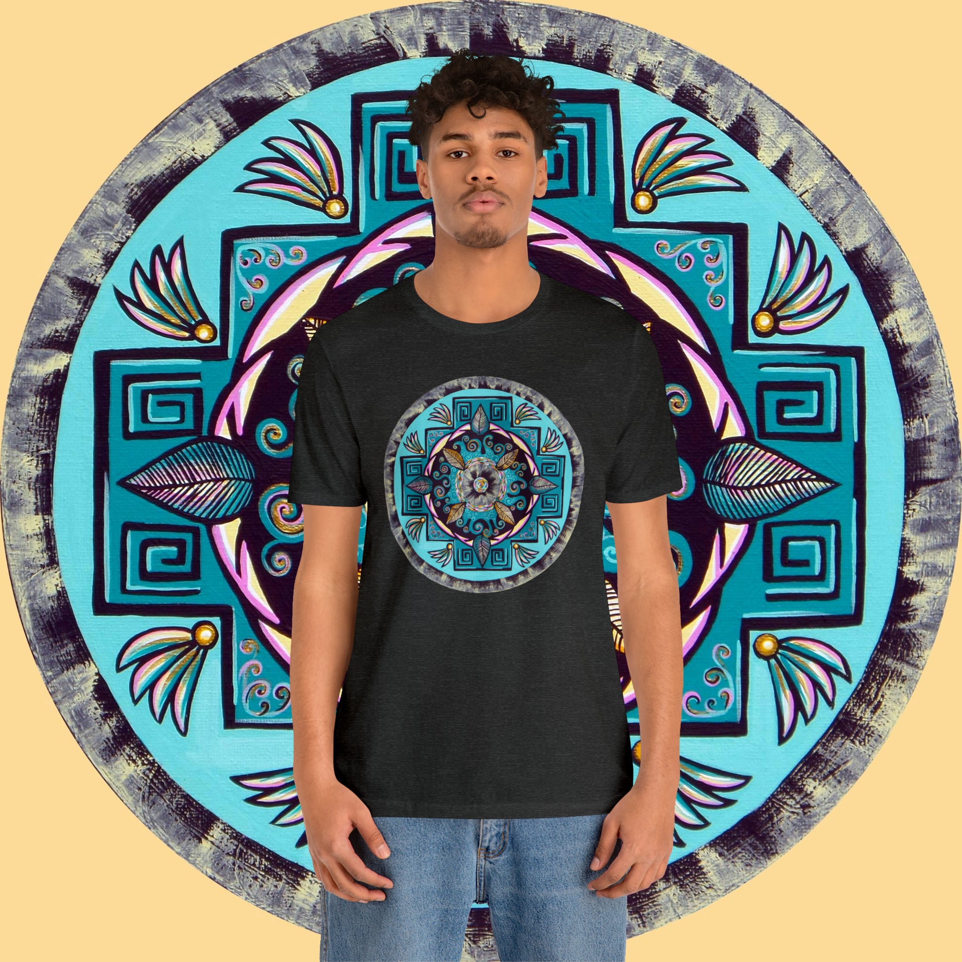 "Hojachakana" Lords & Ladies Tee - Blue Flame Array T-Shirt