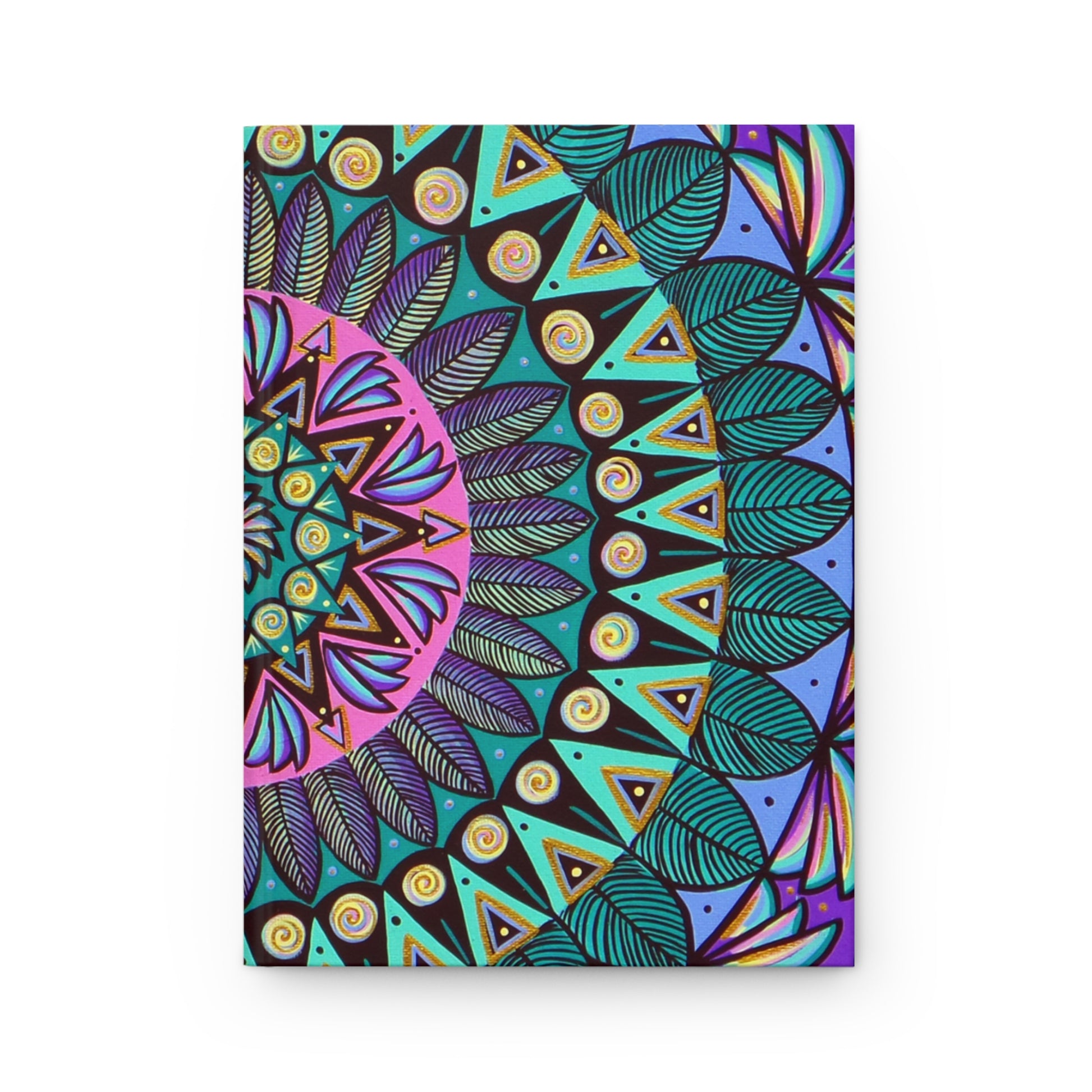 "Mandaladiosa" Hardcover Journal - Blue Flame Array Paper products