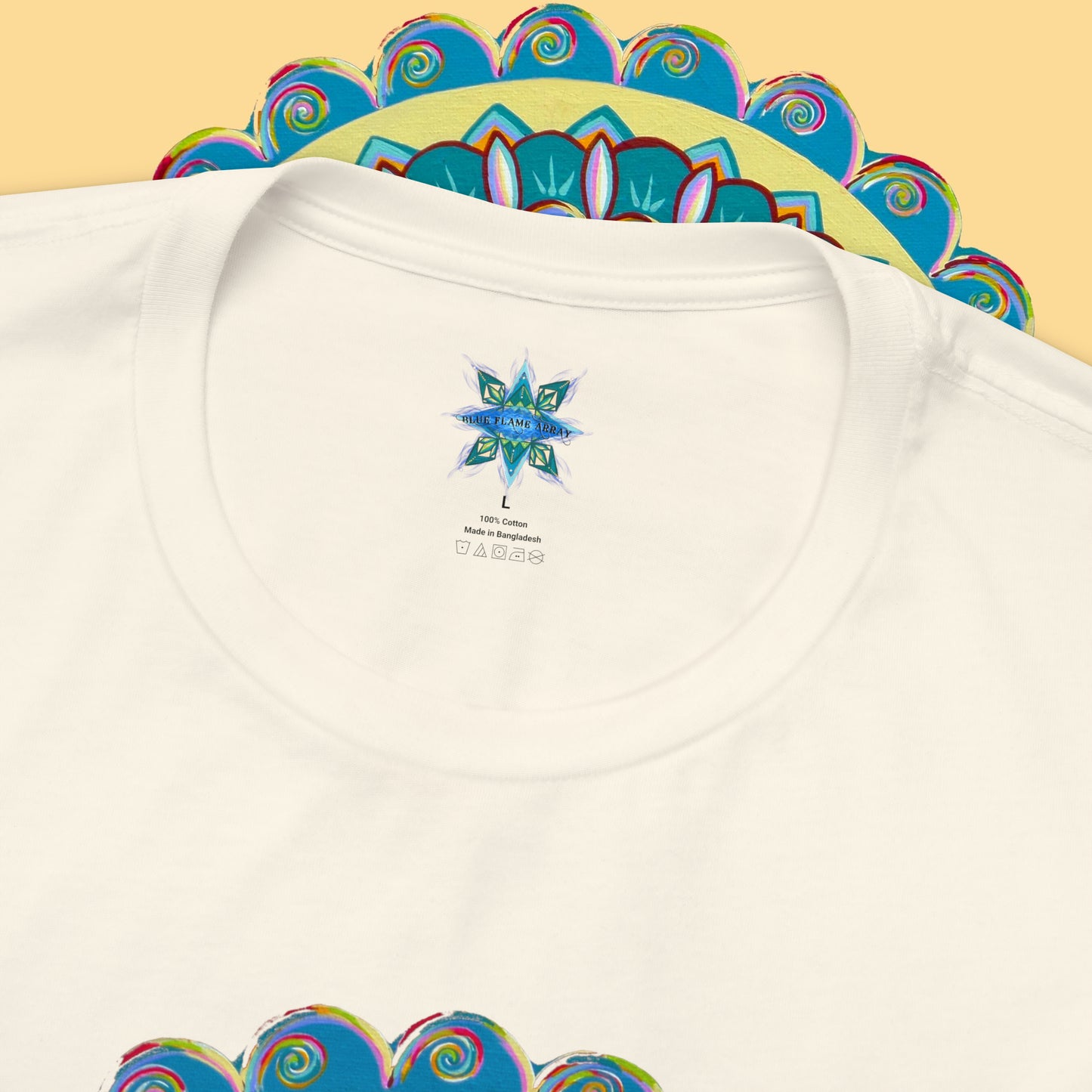 "Almandalayana" Lords & Ladies Tee - Blue Flame Array T-Shirt