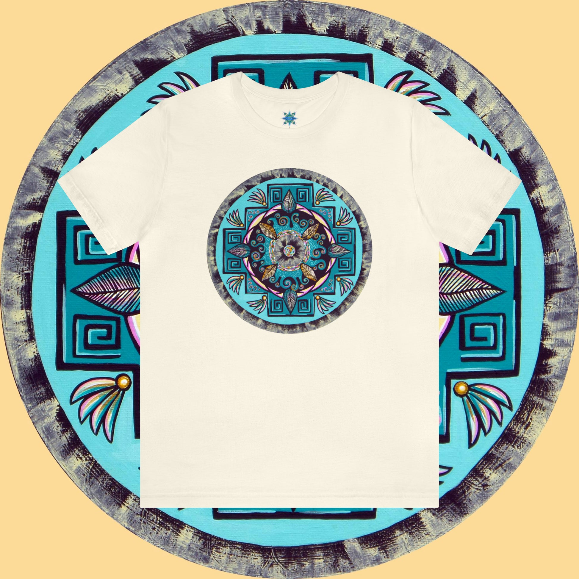 "Hojachakana" Lords & Ladies Tee - Blue Flame Array Natural / S T-Shirt