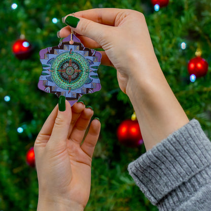 "Plumachakana" Ceramic Ornament