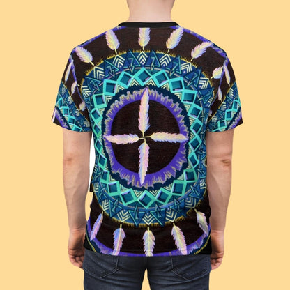 "Cuatro Vientos" Lords & Ladies All-Over-Print Tee - Blue Flame Array All Over Prints