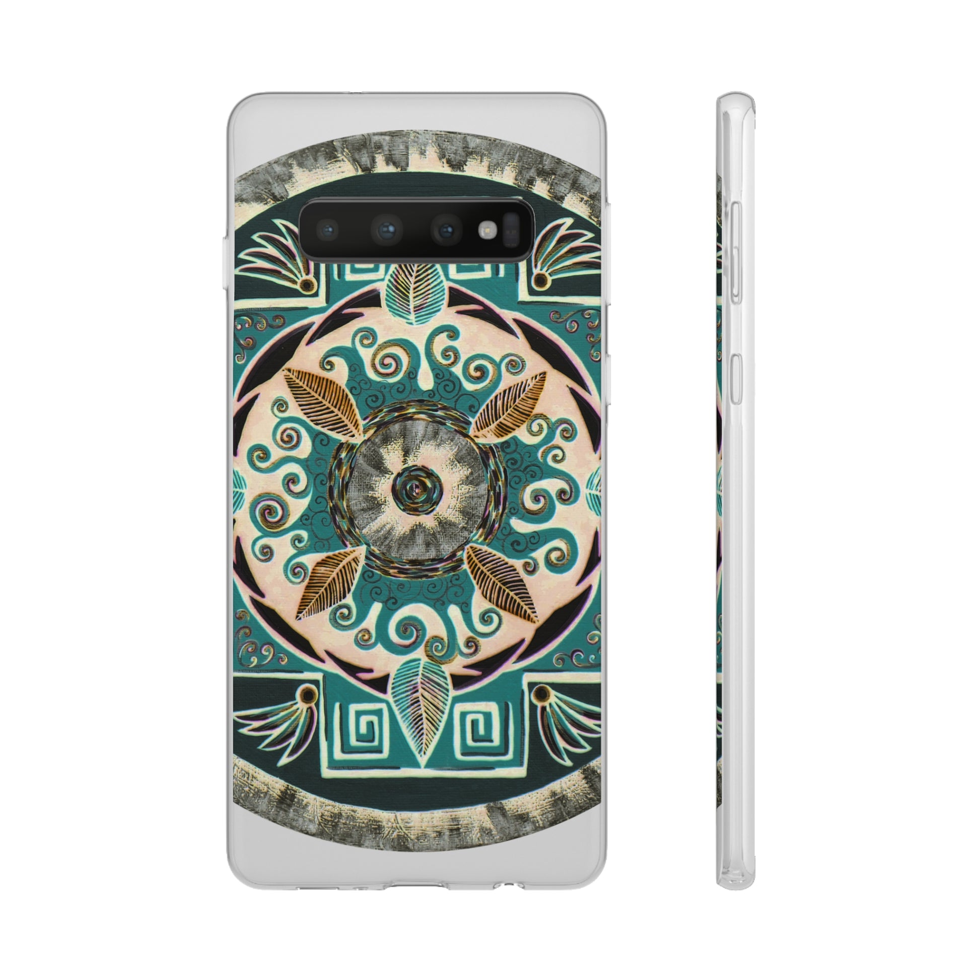 "Hojachakanazura" Art Phone Armor (slim-fit) - Blue Flame Array Samsung Galaxy S10 Phone Case