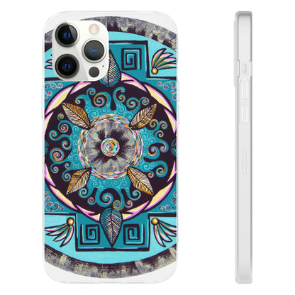 "Hojachakana" Art Phone Armor (slim-fit) - Blue Flame Array iPhone 12 Pro Max with gift packaging Phone Case