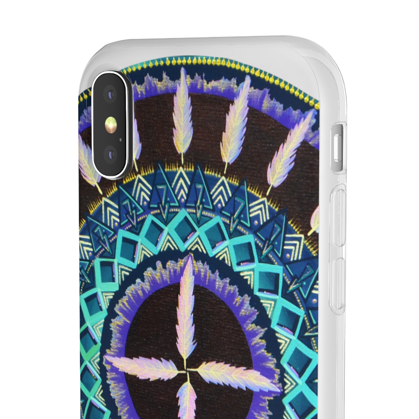 "Cuatro Vientos" Art Phone Armor (slim-fit) - Blue Flame Array Phone Case