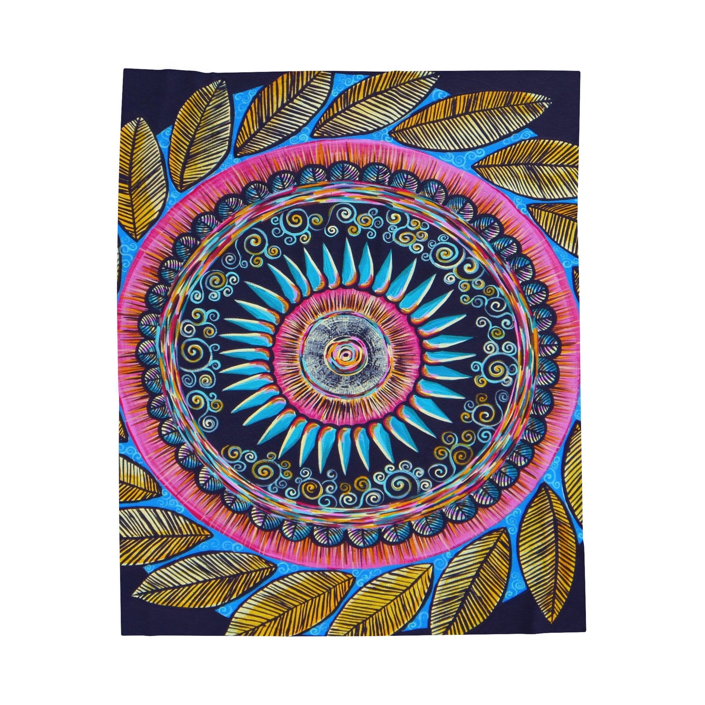 "Mandalamirananda" Dreamcatcher Blanket