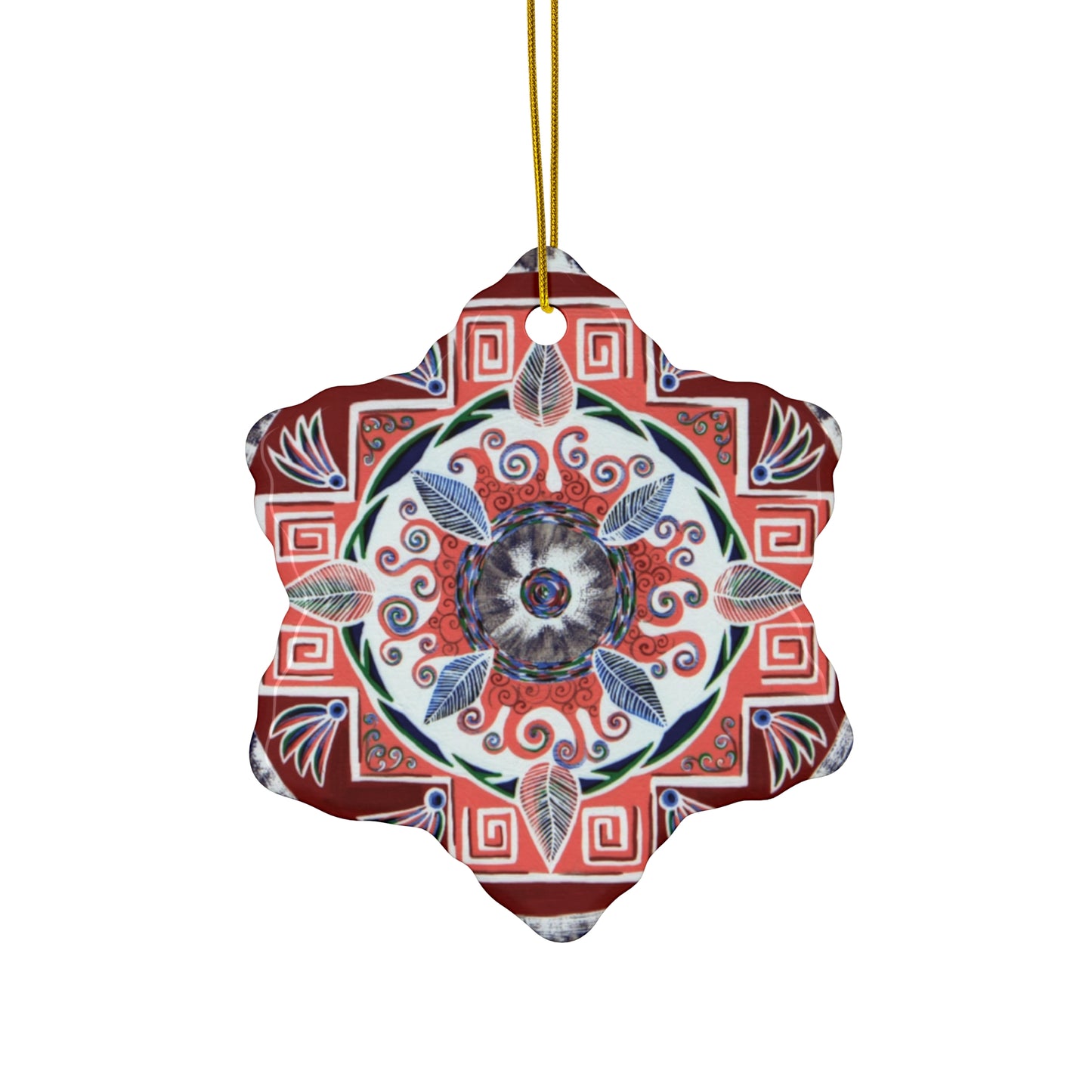 "Rojachakana" Ceramic Ornament