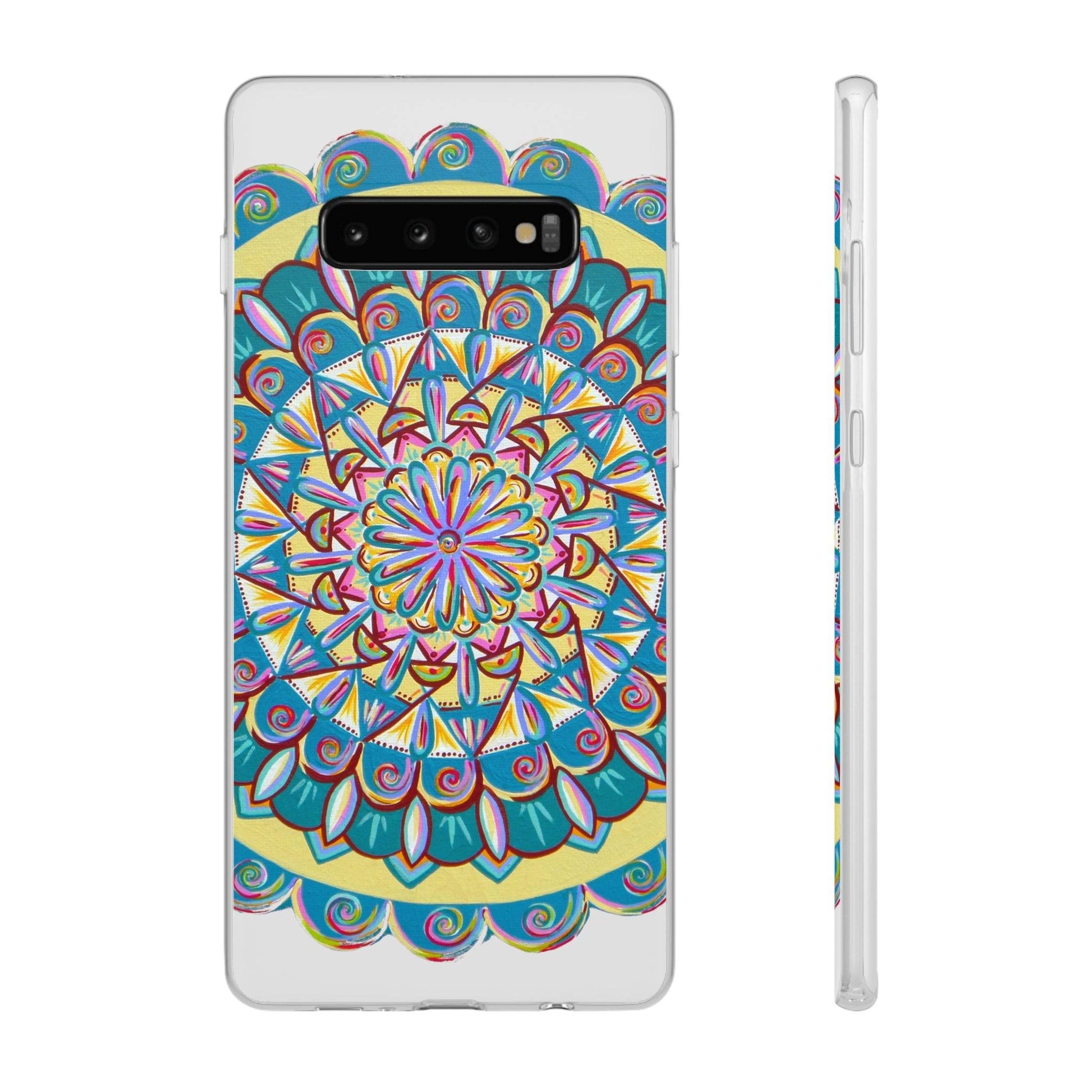 "Almandalayana" Art Phone Armor (slim-fit) - Blue Flame Array Samsung Galaxy S10 Plus with gift packaging Phone Case