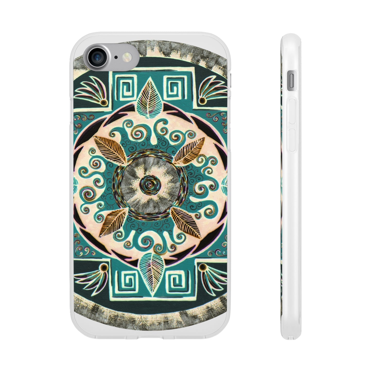 "Hojachakanazura" Art Phone Armor (slim-fit) - Blue Flame Array iPhone 7 Phone Case