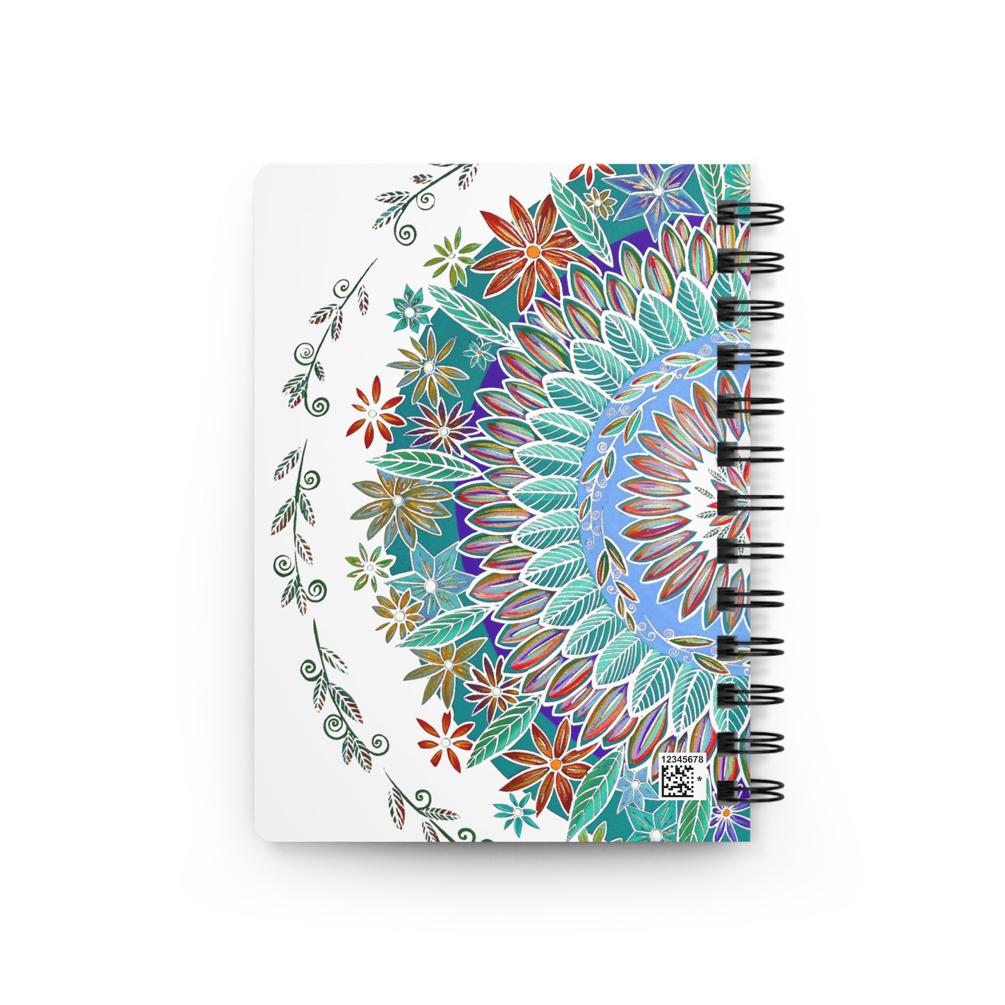 "Mandalavida Blanka" Spiral Bound Journal