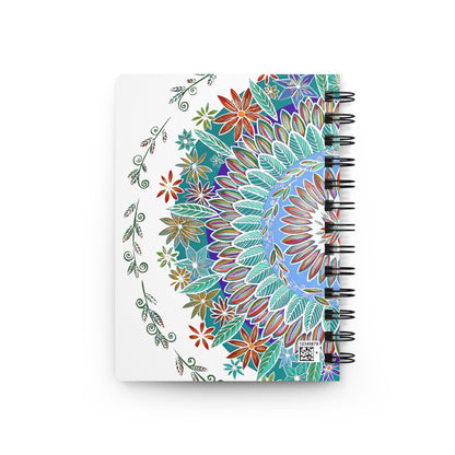 "Mandalavida Blanka" Spiral Bound Journal