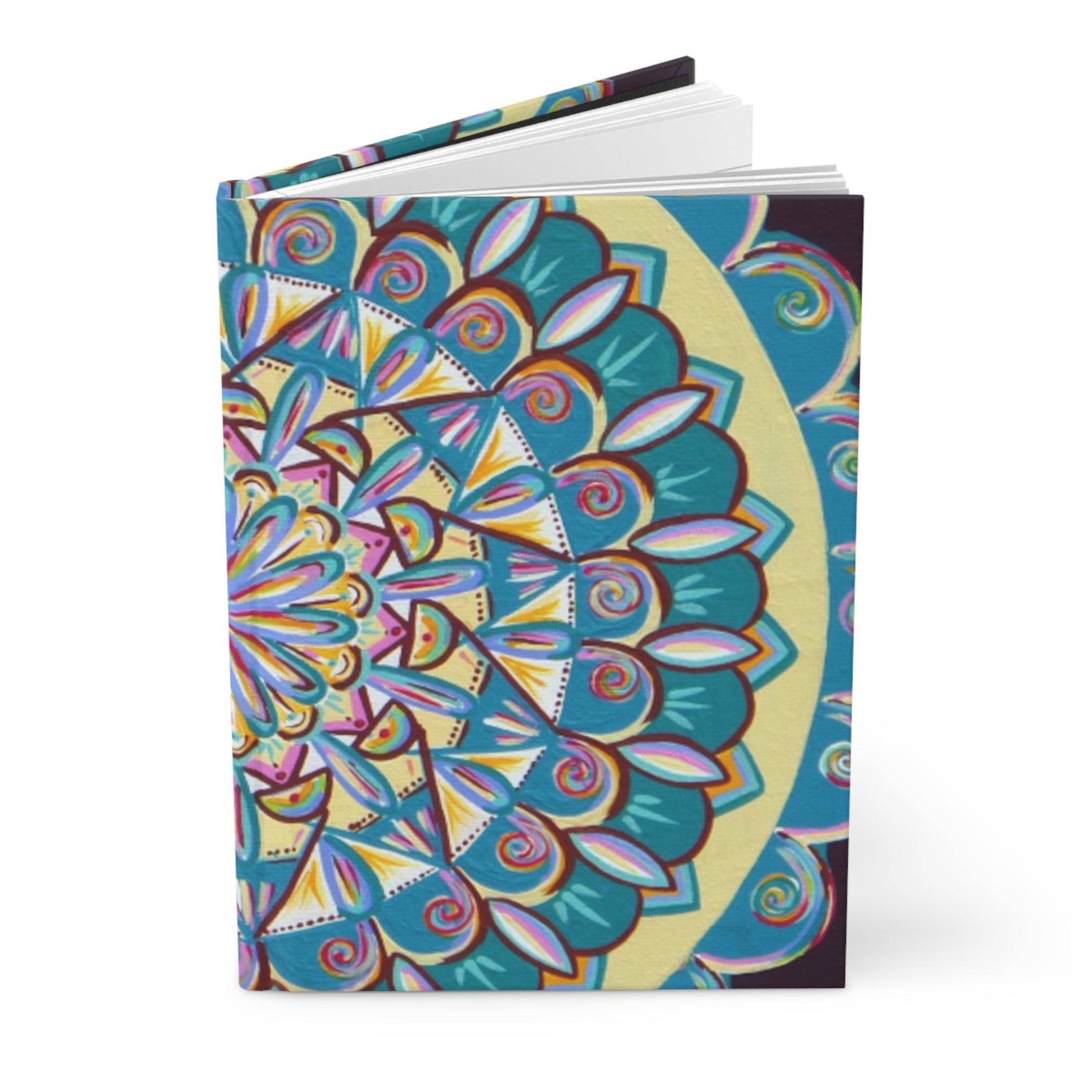 "Almandalayana" Hardcover Journal - Blue Flame Array Paper products