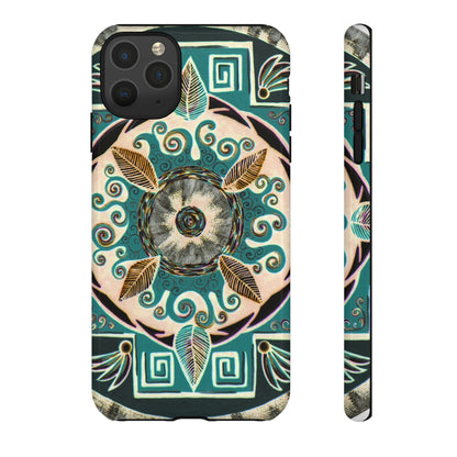 "Hojachakanazura" Art Phone Armor - Blue Flame Array iPhone 11 Pro Max / Glossy Phone Case