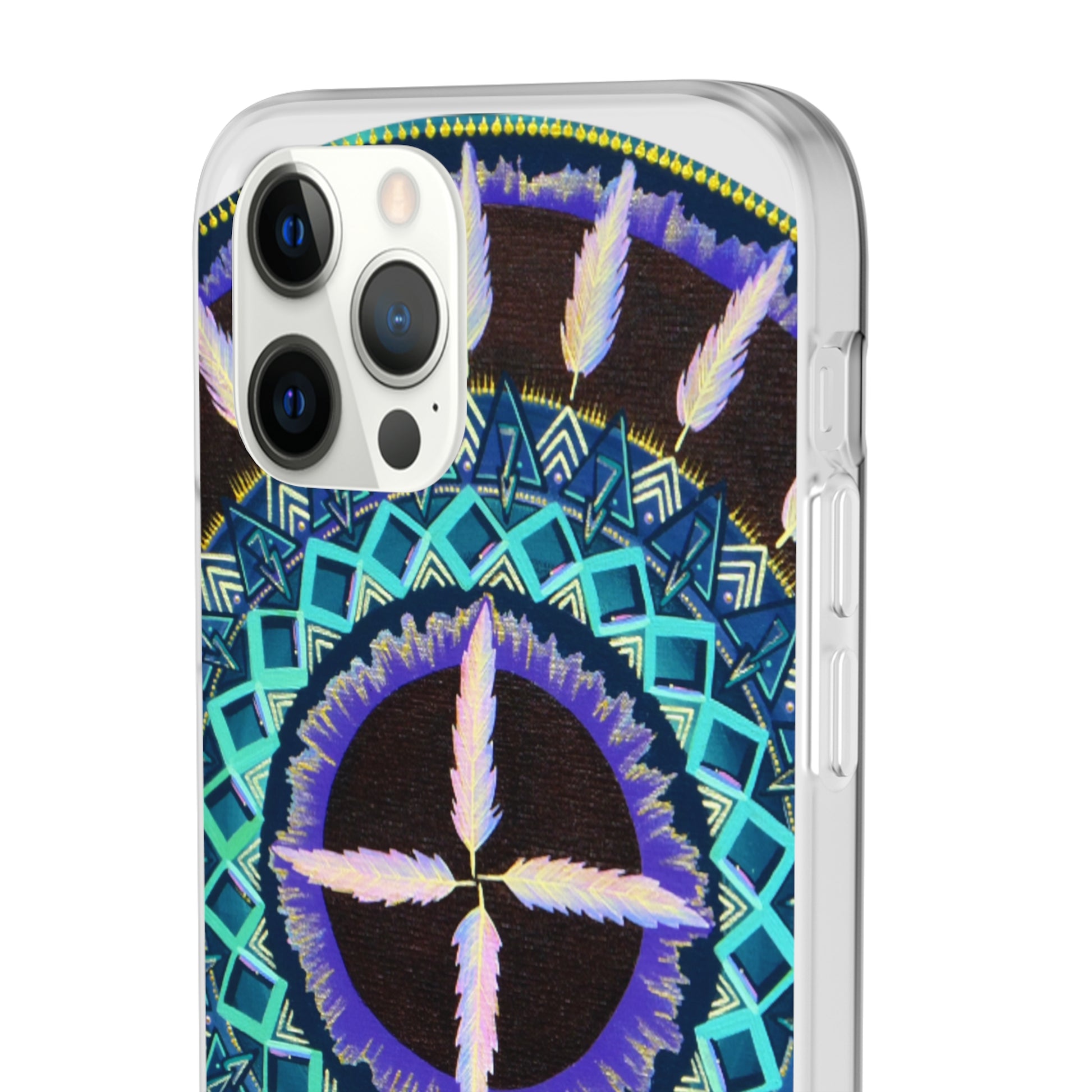 "Cuatro Vientos" Art Phone Armor (slim-fit) - Blue Flame Array Phone Case