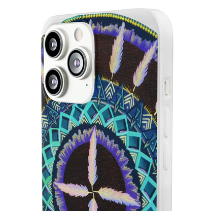 "Cuatro Vientos" Art Phone Armor (slim-fit) - Blue Flame Array Phone Case