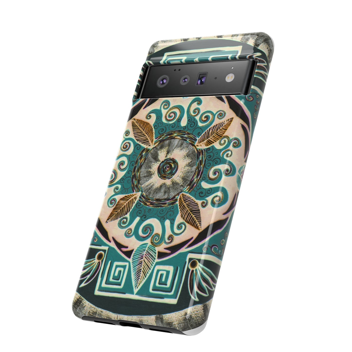 "Hojachakanazura" Art Phone Armor - Blue Flame Array Phone Case