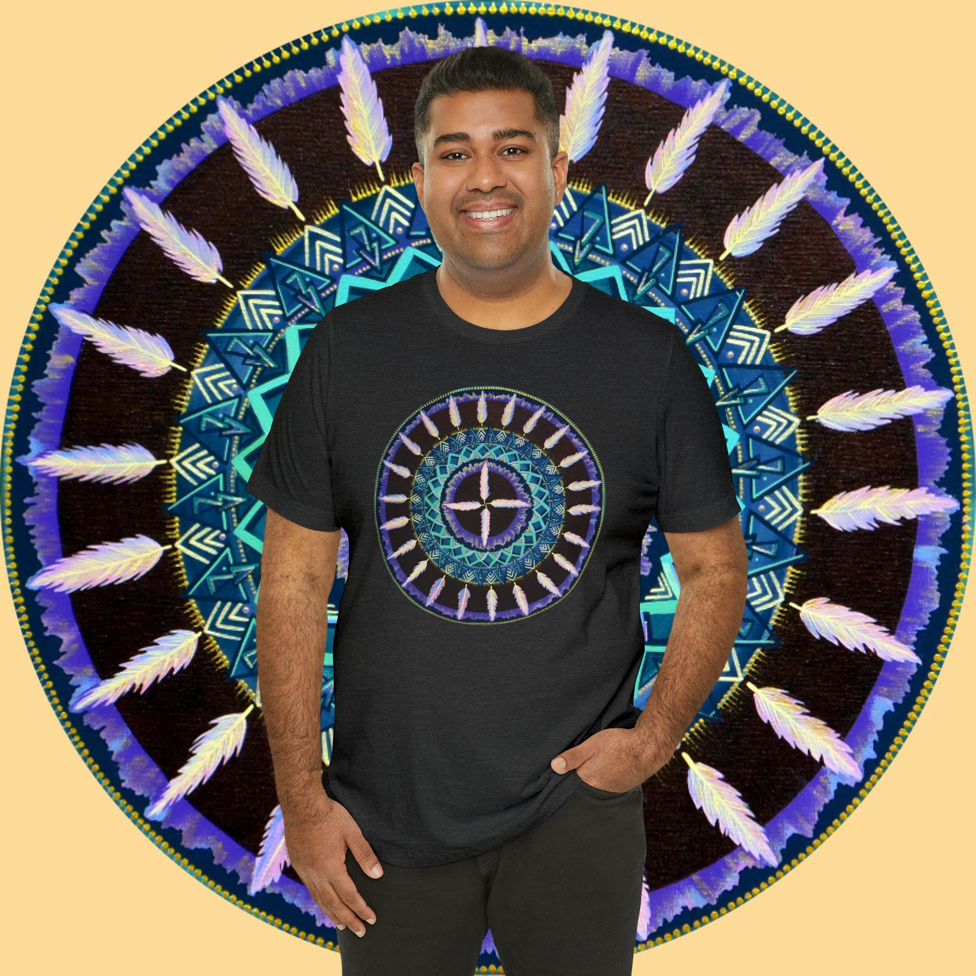 "Cuatro Vientos" Lords & Ladies Tee - Blue Flame Array T-Shirt