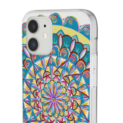 "Almandalayana" Art Phone Armor (slim-fit) - Blue Flame Array Phone Case