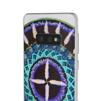 "Cuatro Vientos" Art Phone Armor (slim-fit) - Blue Flame Array Phone Case