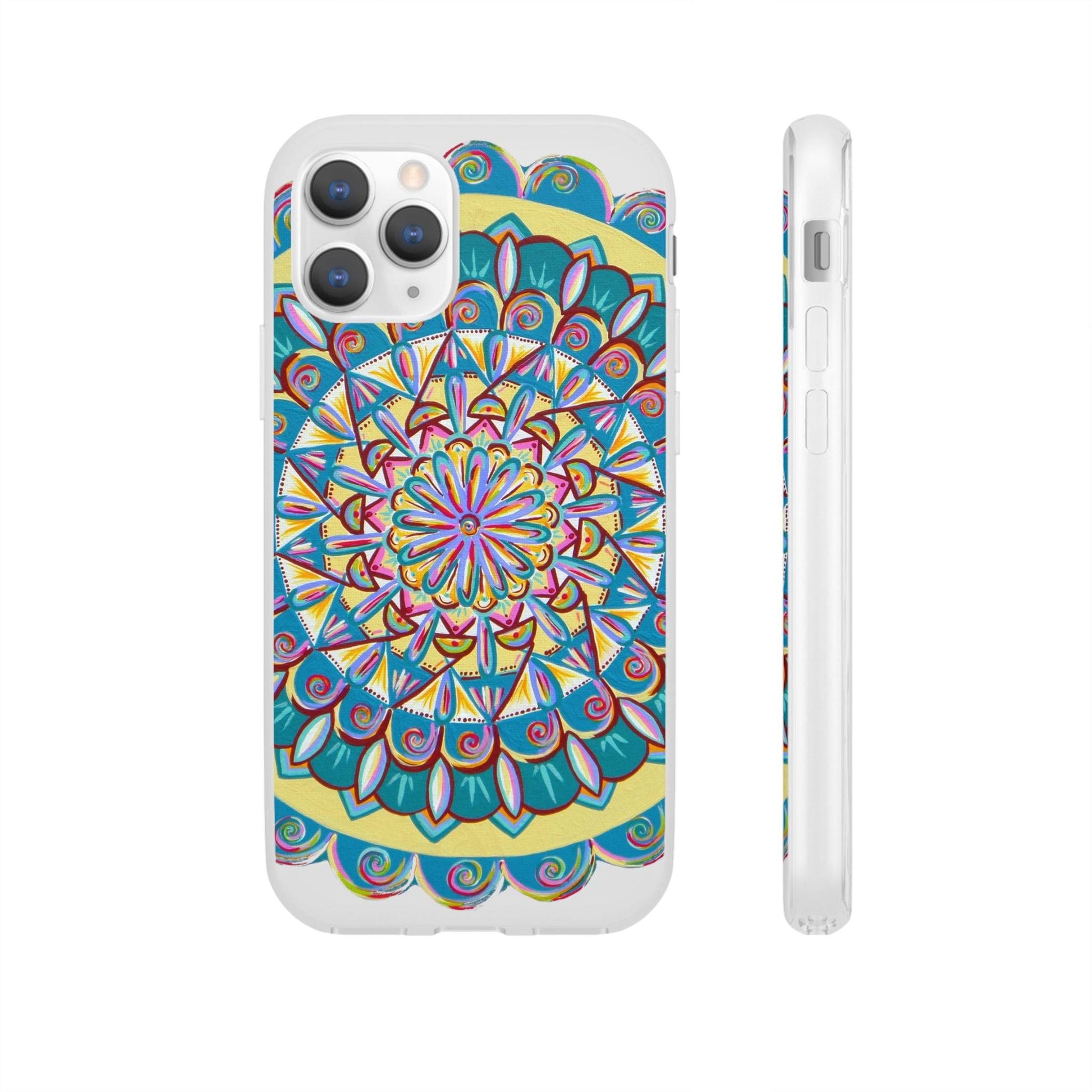 "Almandalayana" Art Phone Armor (slim-fit) - Blue Flame Array iPhone 11 Pro Phone Case