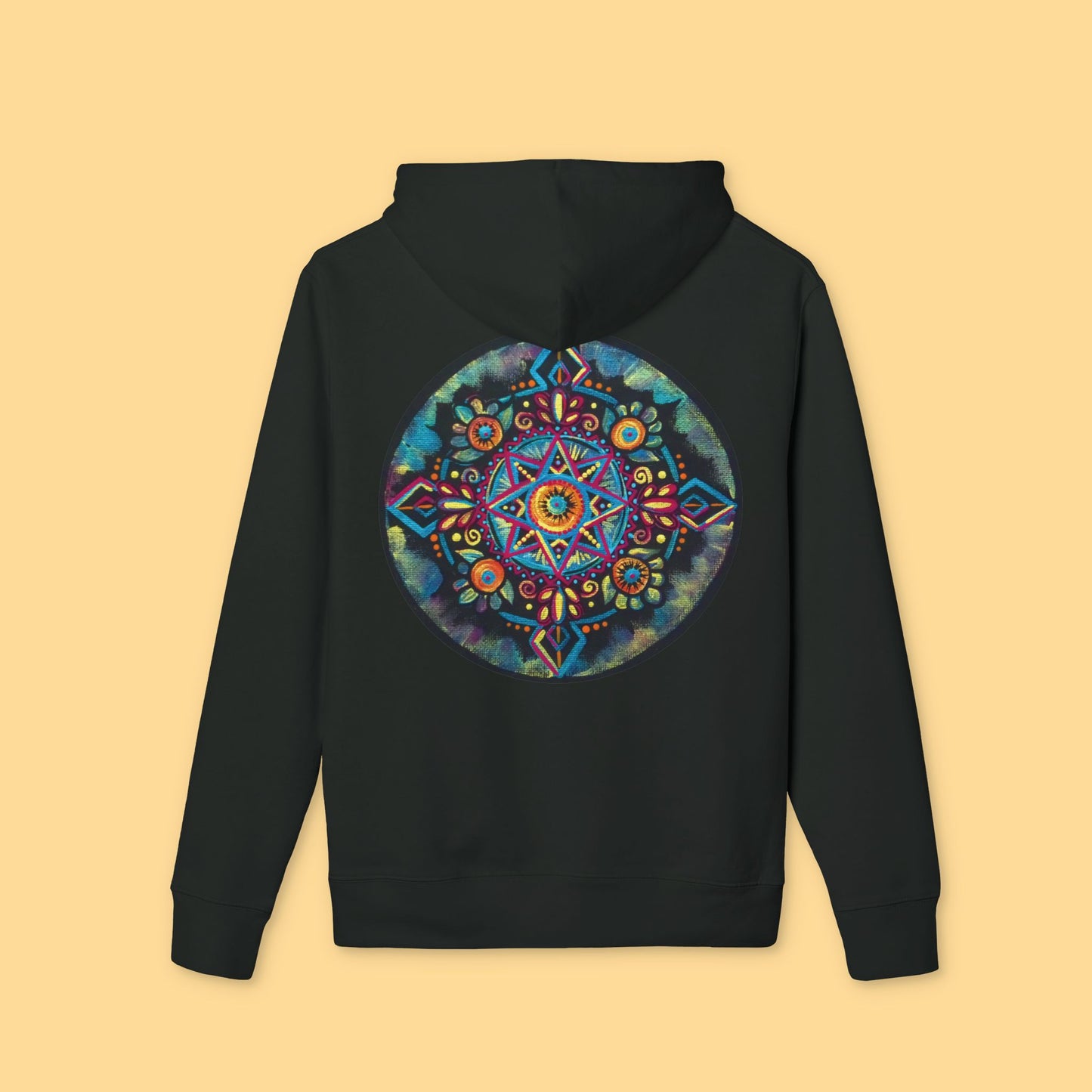 "Kirashadala" Organic Cruiser Hoodie (Font&Back Print)