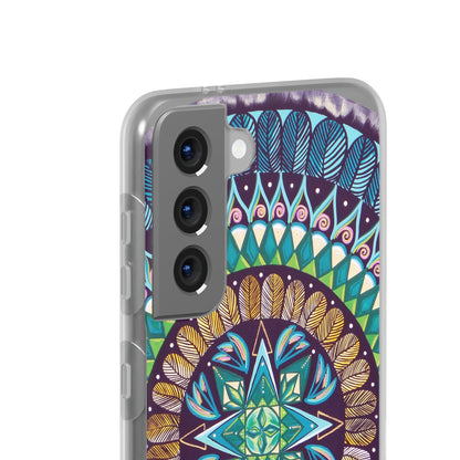 "AquilazurA Kryst'dala" Art Phone Armor (slim-fit) - Blue Flame Array Phone Case