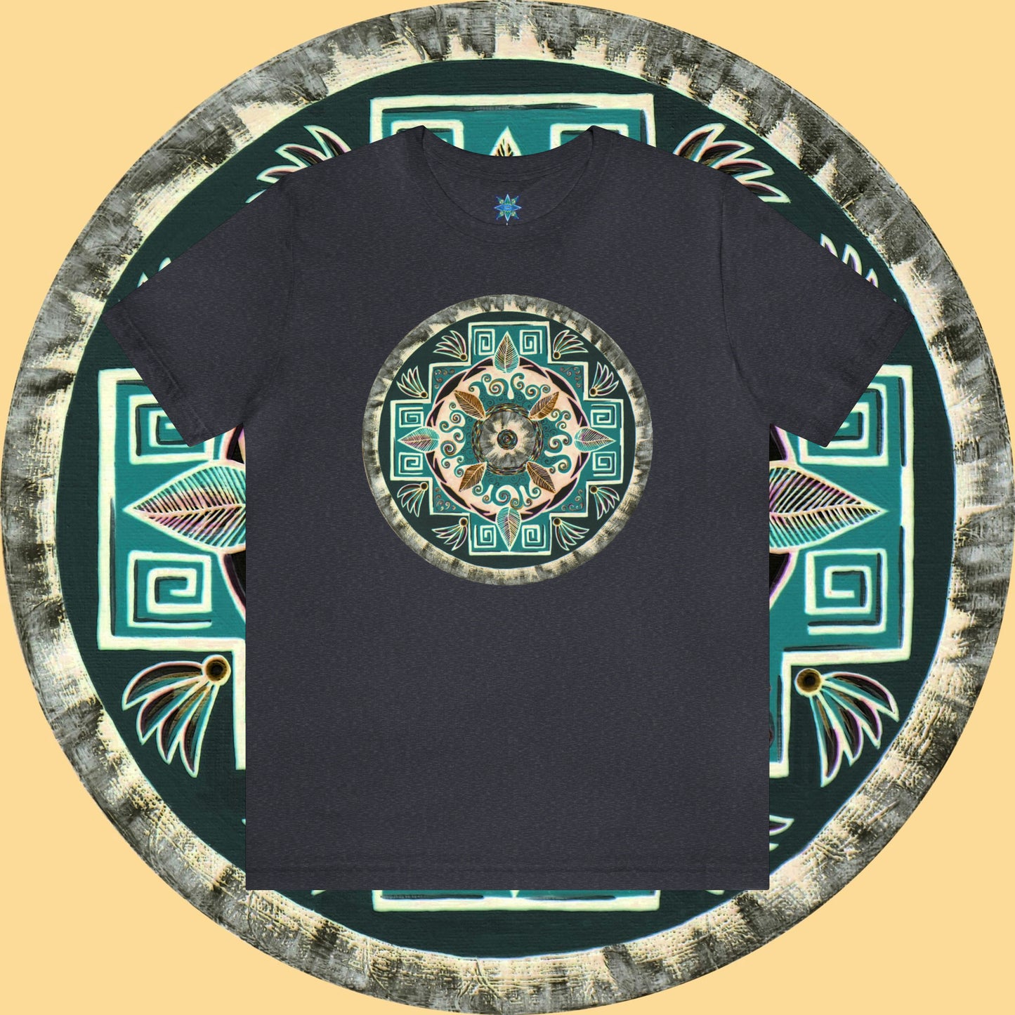 "Hojachakanazura" Lords & Ladies Tee - Blue Flame Array Heather Navy / S T-Shirt