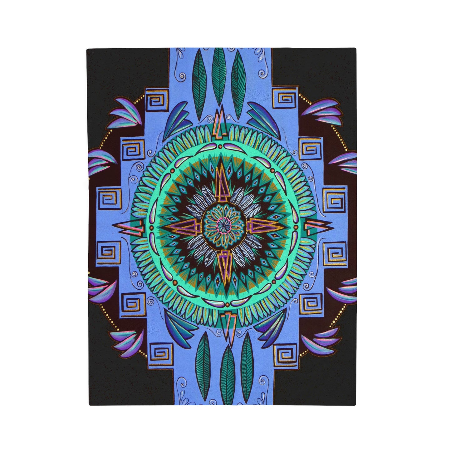 "Plumachakana" Dreamcatcher Blanket