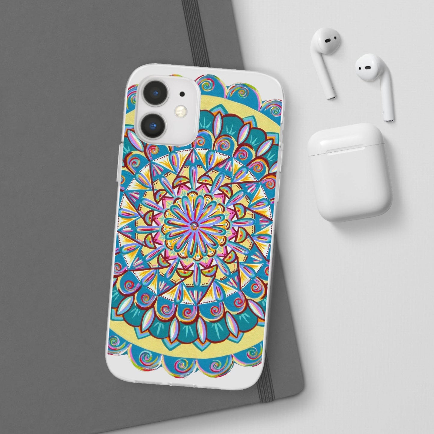 "Almandalayana" Art Phone Armor (slim-fit) - Blue Flame Array Phone Case