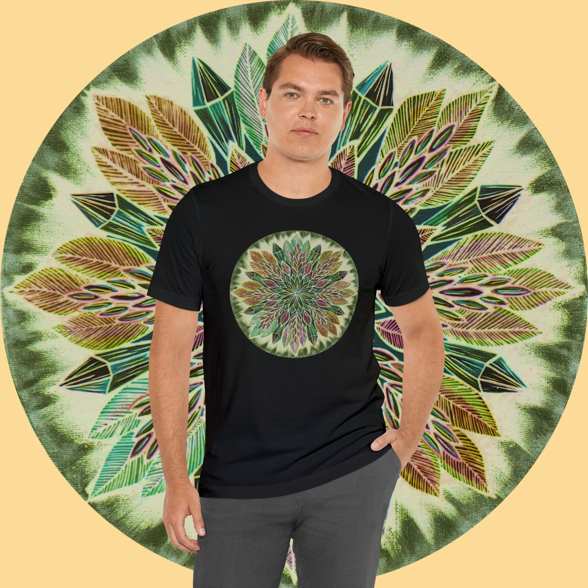 "Krystalhoja Verde" Lords & Ladies Tee - Blue Flame Array T-Shirt