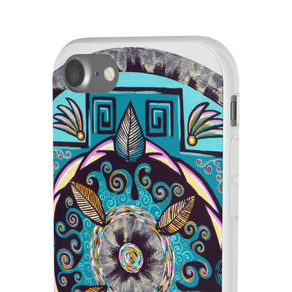 "Hojachakana" Art Phone Armor (slim-fit) - Blue Flame Array Phone Case