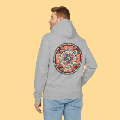 "Rojachakana" Organic Cruiser Hoodie (Font&Back Print)