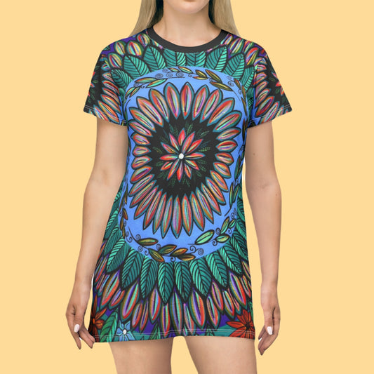 "Mandalavida" Ladies T-Shirt Dress