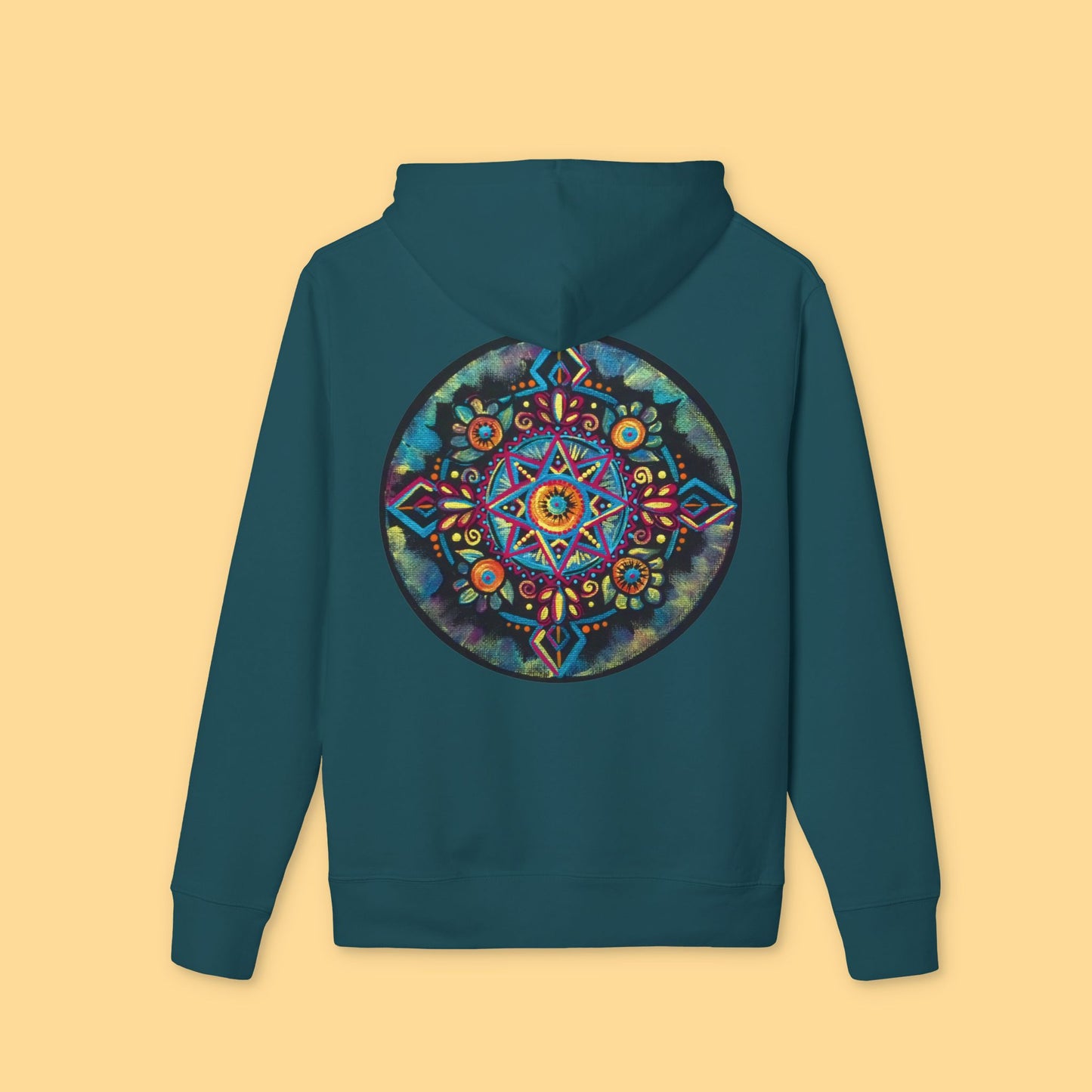 "Kirashadala" Organic Cruiser Hoodie (Font&Back Print)