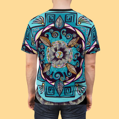 "Hojachakana" Lords & Ladies All-Over-Print Tee - Blue Flame Array All Over Prints