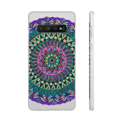 "Mandaladiosa" Art Phone Armor (slim-fit) - Blue Flame Array Samsung Galaxy S10 with gift packaging Phone Case