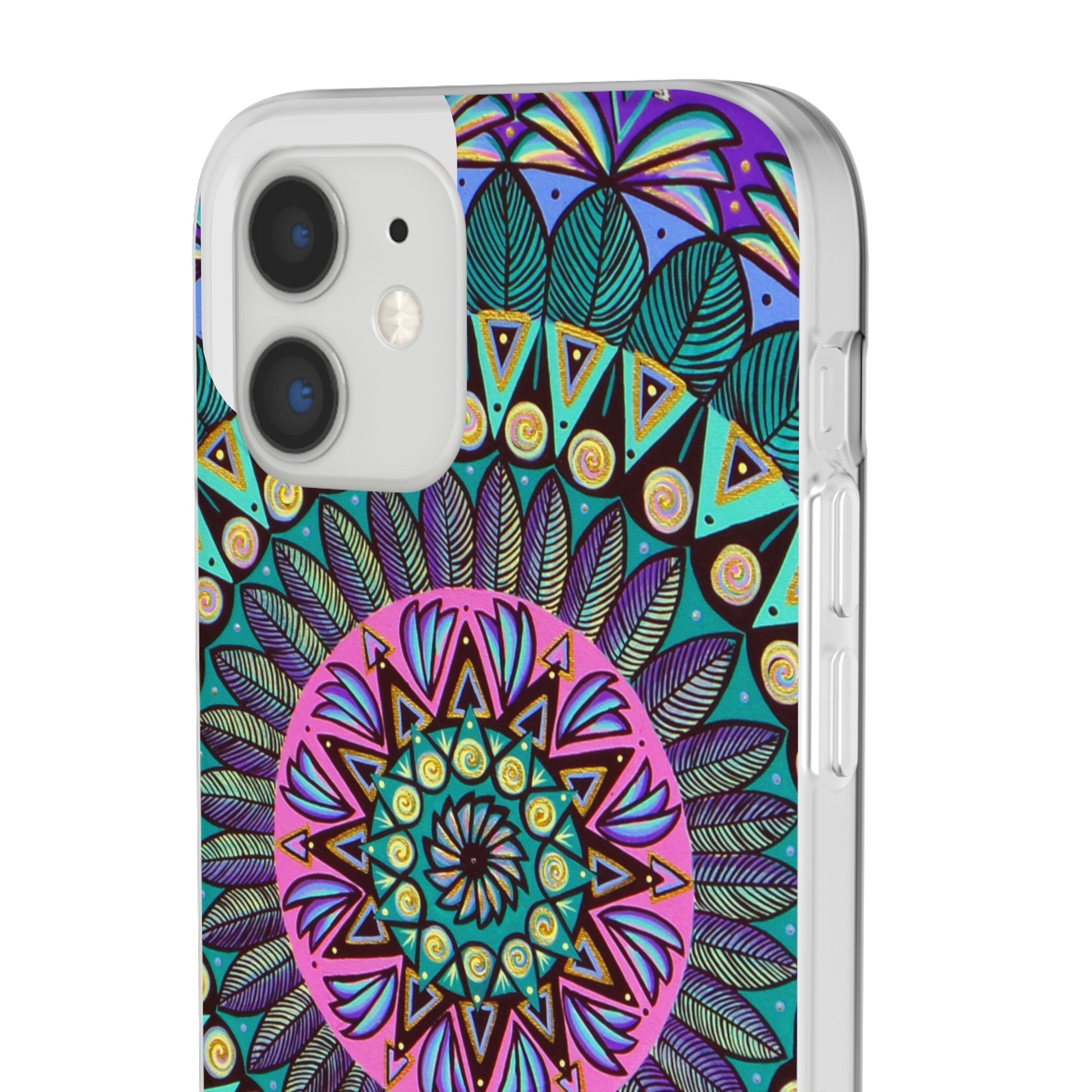 "Mandaladiosa" Art Phone Armor (slim-fit) - Blue Flame Array Phone Case