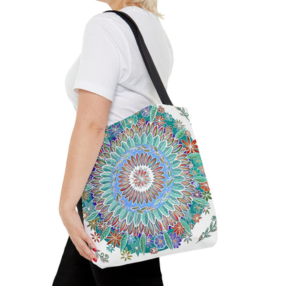 "Mandalavida Blanka" Tote Bag (All-Over-Print)