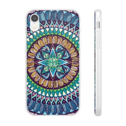 "AquilazurA Kryst'dala" Art Phone Armor (slim-fit) - Blue Flame Array iPhone XR with gift packaging Phone Case