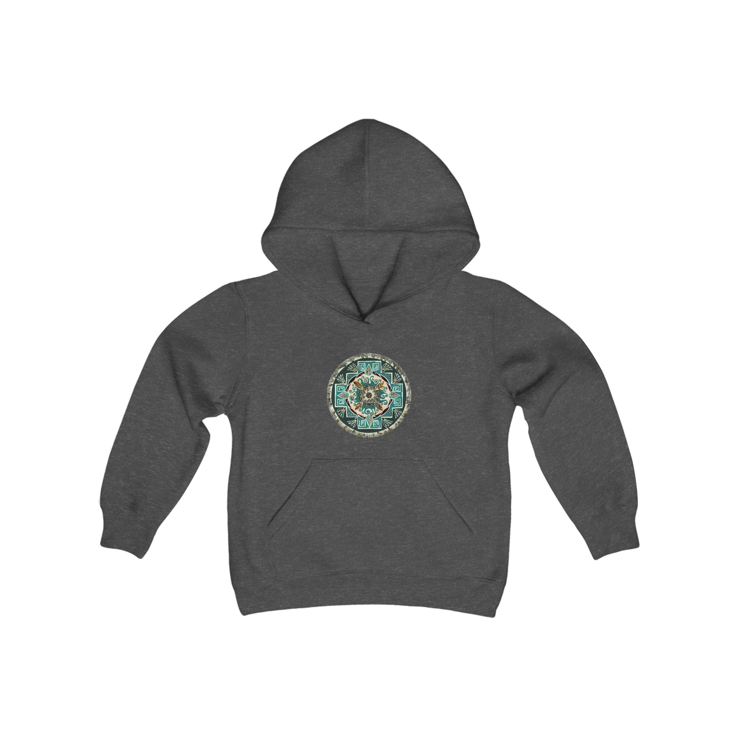 "Hojachakanazura" Lads & Lasses Hoodie - Blue Flame Array Dark Heather / XS Kids clothes