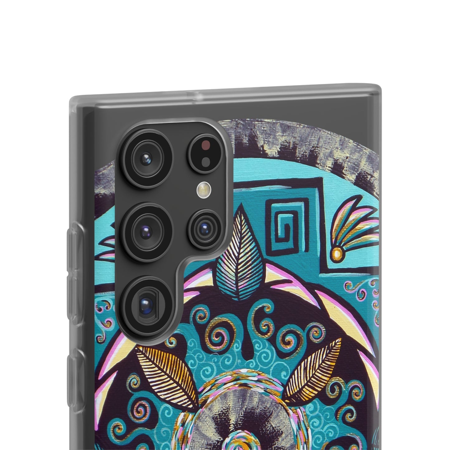 "Hojachakana" Art Phone Armor (slim-fit) - Blue Flame Array Phone Case