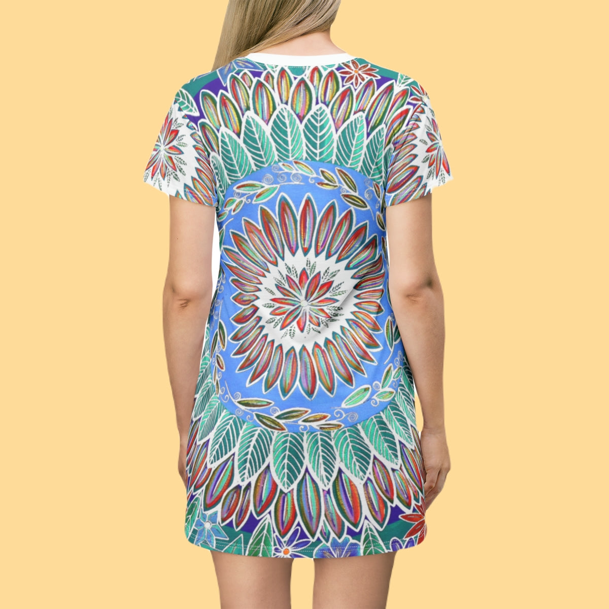 "Mandalavida Blanka" Ladies T-Shirt Dress