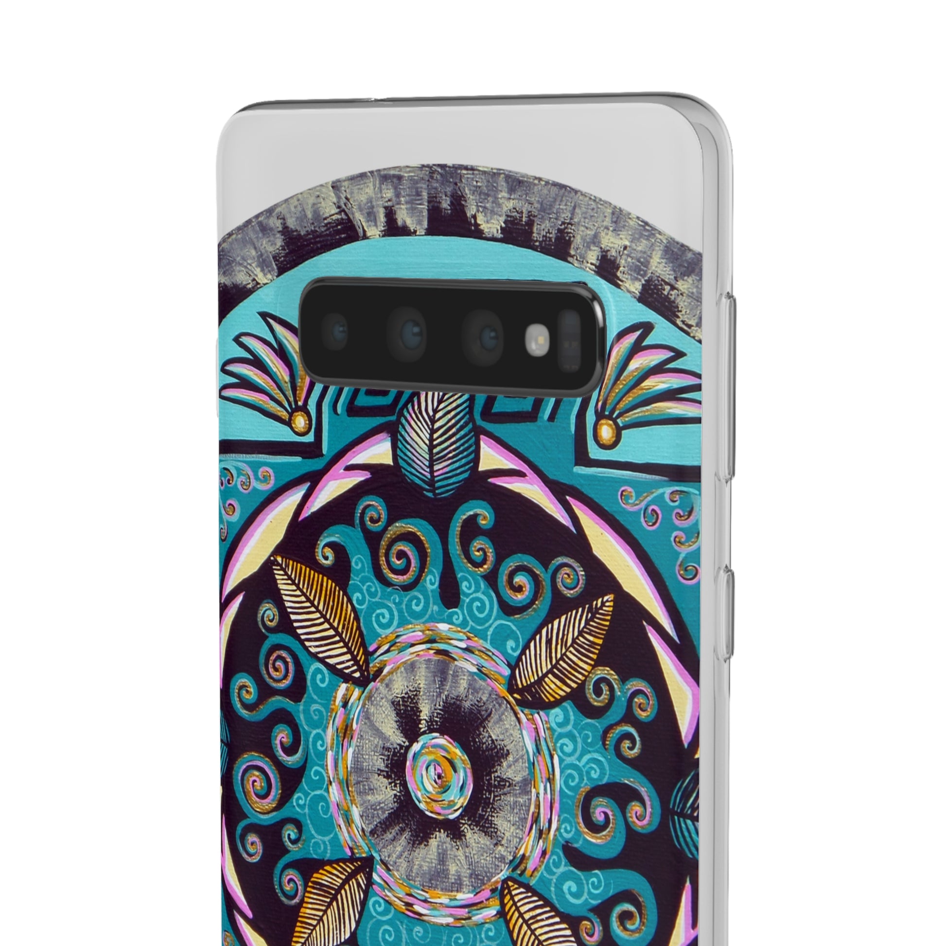 "Hojachakana" Art Phone Armor (slim-fit) - Blue Flame Array Phone Case