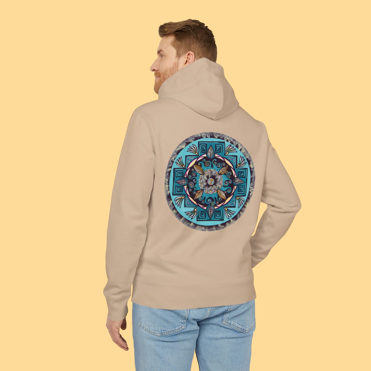 "Hojachakana" Organic Cruiser Hoodie (Font&Back Print)