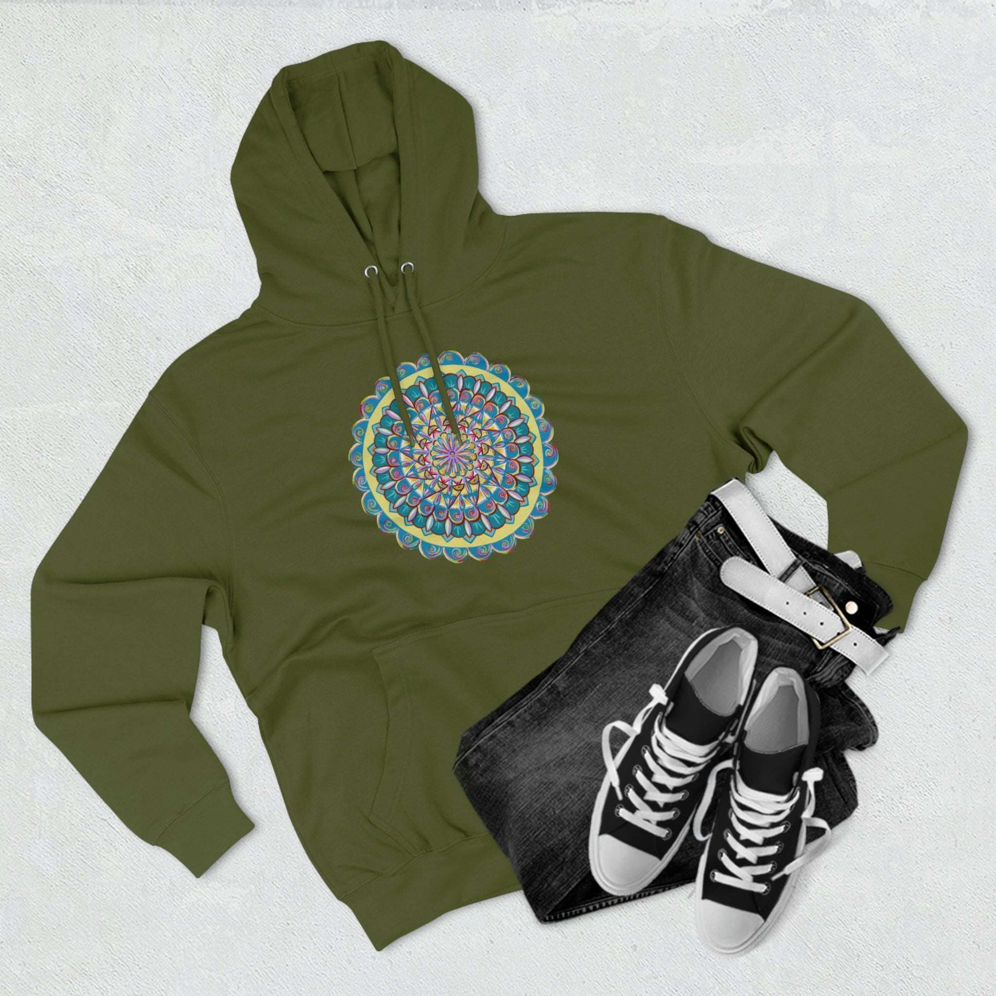 "Almandalayana" Lords & Ladies Pullover Hoodie - Blue Flame Array Hoodie