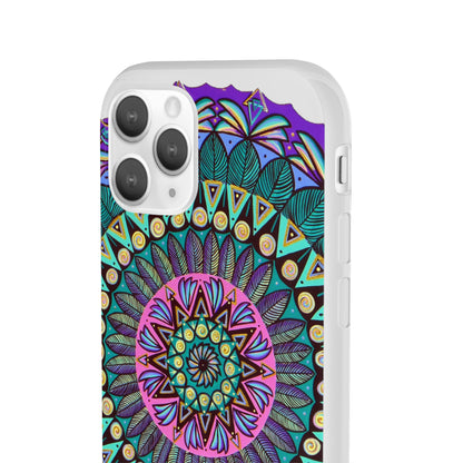 "Mandaladiosa" Art Phone Armor (slim-fit) - Blue Flame Array Phone Case