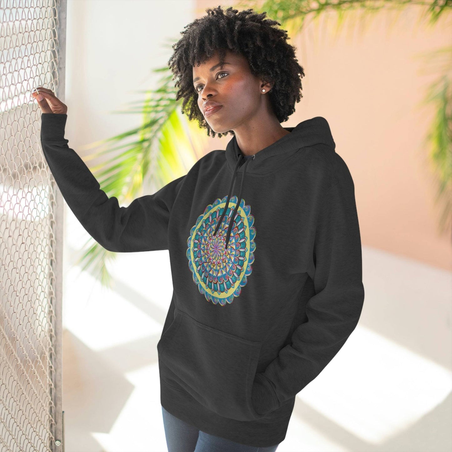 "Almandalayana" Lords & Ladies Pullover Hoodie - Blue Flame Array Hoodie